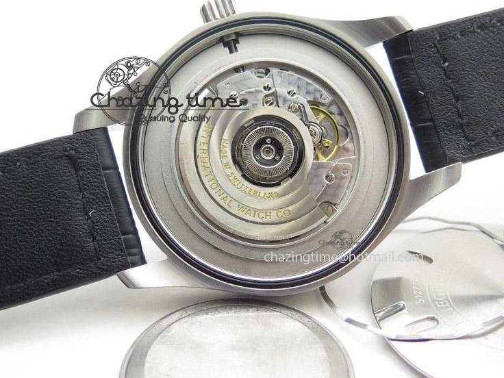 MIROTIME 0721 Mark XVII 1:1 MK Maker Best Edition SS Black Dial On Black Leather Strap A Sporty 7372
